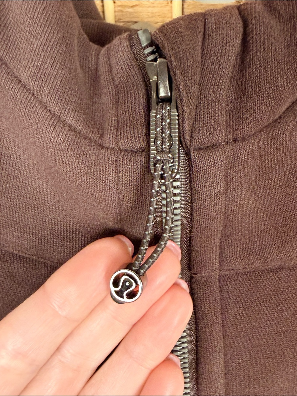 Lululemon Scuba Full-Zip Hoodie Espresso Size 10 - Picture 3 of 7